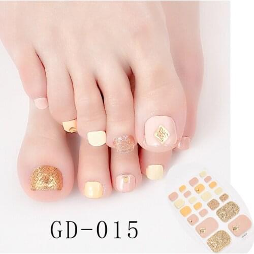 22 Tips/Sheet Nail Decoration Nail Wraps DIY Decals Plain Stickers Manicure Decoration Nail Strips Nail Designs Loveliness