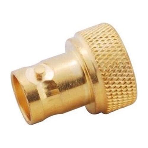 2pcs BNC Female To SMA Male Plug Copper Gold Plated Walkie Talkie Adapter RF Connector