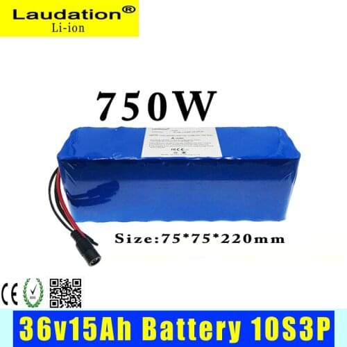 36V Lithium Bateria Batterie Built-in 25a BMS 15Ah/15000mAh BMS 10S 3P 21700 36V Battery for Electric Bicycle Motor Honest Store