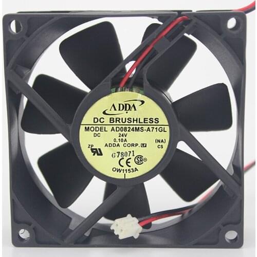 AD0824MS-A71GL AD0824US-A71GL 8CM8025 24V 0.10A fan
