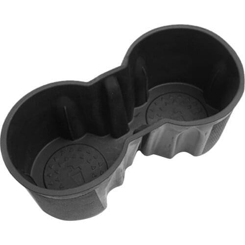 For Tesla Model 3 Y Car Water Cup Silicone Skid Proof Water Proof Car Coasters Double Hole Holder 2021 Car Accessories Honest
