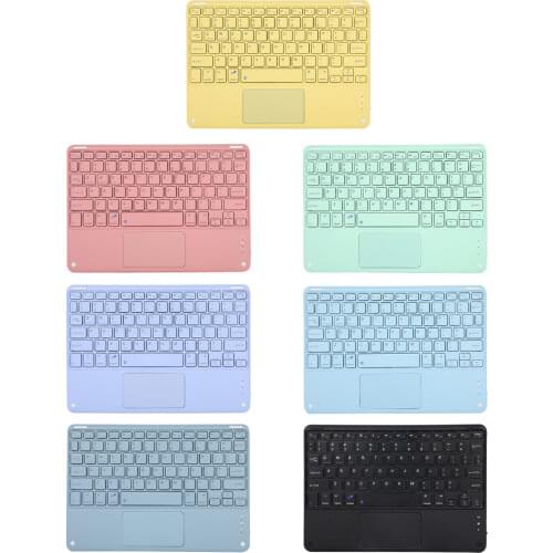 Wireless Touchpad Keyboard Phone Tablet PC Ultra Thin Rechargeable Magnetic Keyboard Mouse for iPad Air for Huawei Samsung