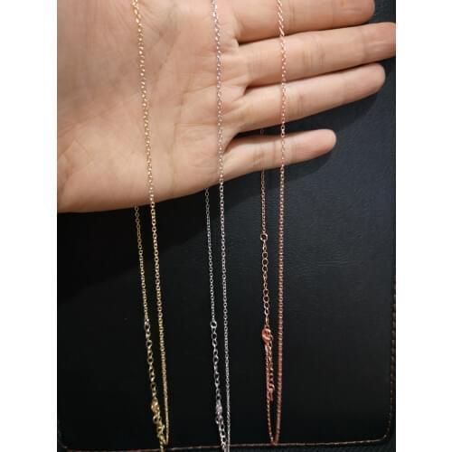 Emmaya Chain Necklace for Men Women Chain Necklace 39cm + 9cm extender Fashion Jewelry Accessories