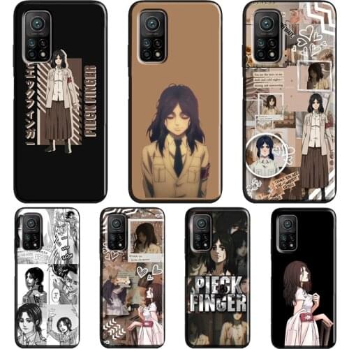 Pieck Finger Attack on Titan Anime For Xiaomi Mi 10T 9T Pro 9 10 Lite Mi 11 Lite Ultra Case For POCO X3 Pro M3 F1 F2 F3 Cover