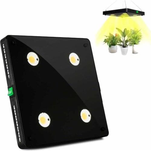 COB LED Grow Light Full Spectrum Ultra-Thin Mute BlackSun 360W Imitation Sun Panel Light for Indoor Hydroponic Plants All Growth