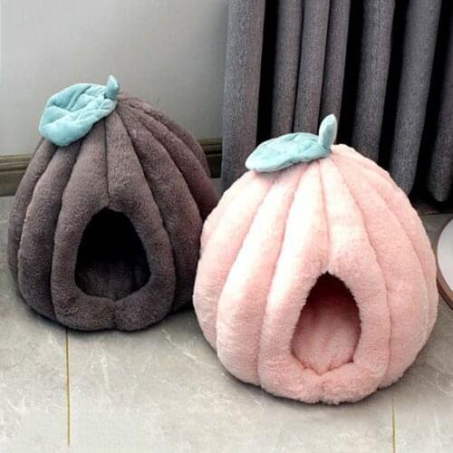 Pet House Dog House Cat House Washable Pumpkin House Cat House Pet Product Accessories Winter Warm Sleeping Mat