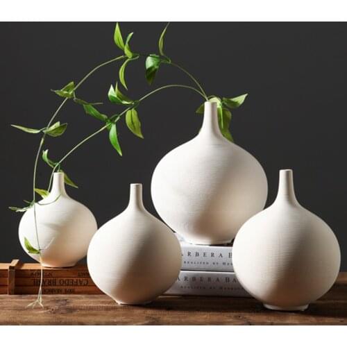 Ceramic Vase Japanese Ikebana Flower Vase Tabletop Desktop Centerpiece 7inch