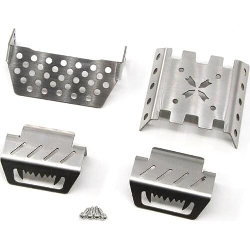 Metal Chassis Armor Axle Protector Plate for 1/10 YK4102 YK4103 1/8 YK4082 YiKong RC Crawler Upgrade Parts