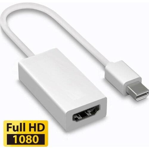 Mini DP To HDMI-compatible Adapter Cable for Macbook Pro Air Notebook Display for TV Projector Thinkpad