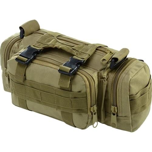 Fishing Bag Multi-functional Waist Pack Bike Front Handle Bag Fishing Tackle Sling Bag Photography Training Shoulder Bags