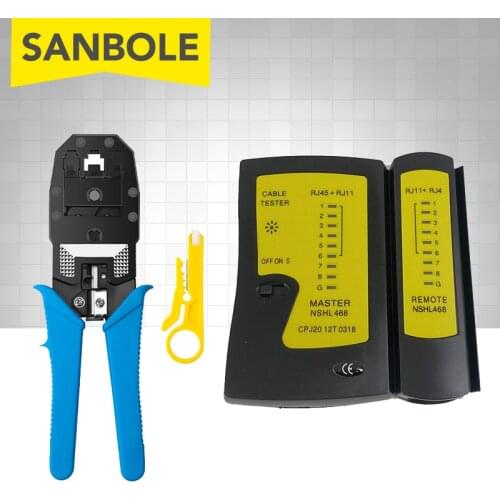 RJ45 RJ11 RJ12 CAT5 LAN Network Tool Kit Set Cable Wire Tester Stripper Crimp Crimper Multifunctional Plier