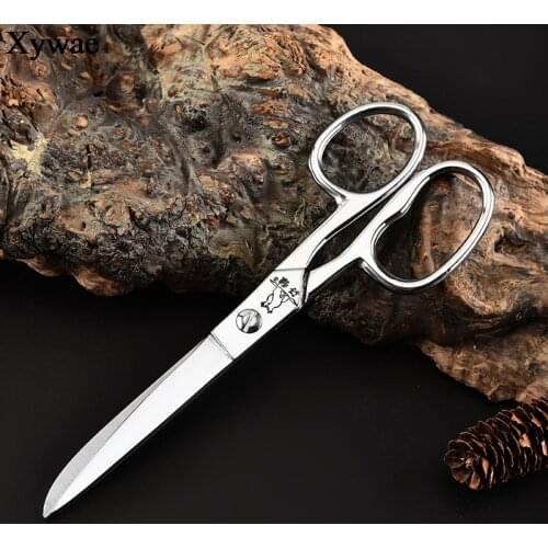 Senior Stainless Steel Professional Tailors Scissors Leather Scissors Needlework Sewing Scissor Fabric Cutter Embroidery Tools