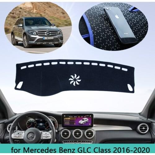 For Mercedes Benz GLC Class Coupe X253 C253 2016~2020 Dashboard Cover Sunshade Dashmat Anti-dirty Carpet Car Accessories 2017