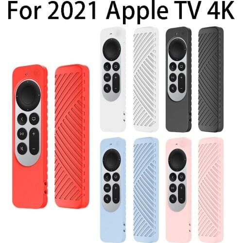 TV Remote Control Protective Case For 2021 Apple TV 4K Remote Silicone Cover Waterproof Dust Storage Bag Household Protect