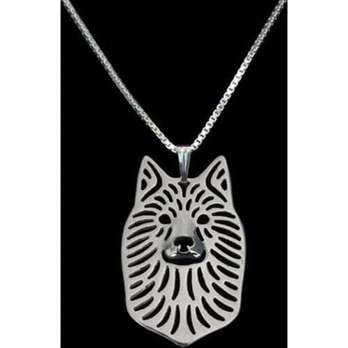 New Unique Romantic Gold Silver Color Finnish Spitz Pendant Necklace Hunger Games Necklace Women Best Friend Choker