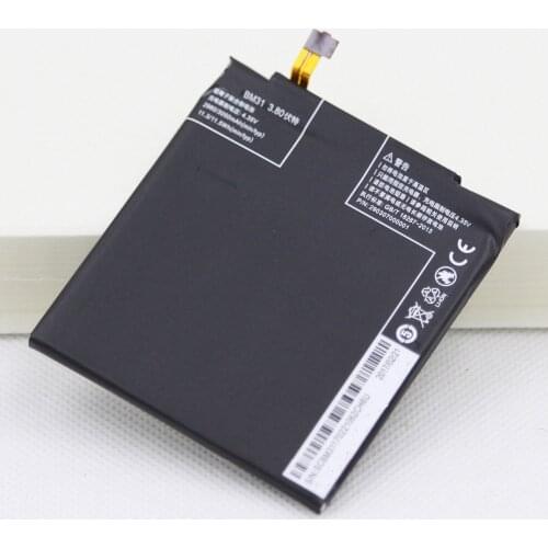 10pcs/lot 3050mah BM31 Mobile Phone Battery For Xiaomi Mi 3 3 M3 Mi3 BM31 Mobile Phone Lithium Polymer Battery with Gift