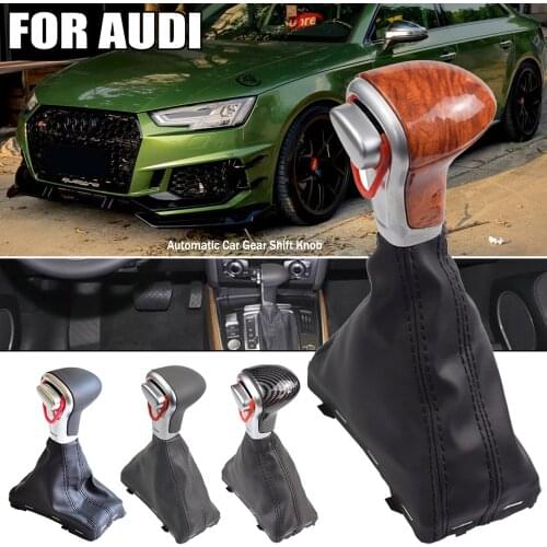 Car Automatic Auto Gear Shift Knob For Audi A3 A4 B8 A5 A6 C6 Q5 Q7 2009 2010 2011 2012 2013 Accessories