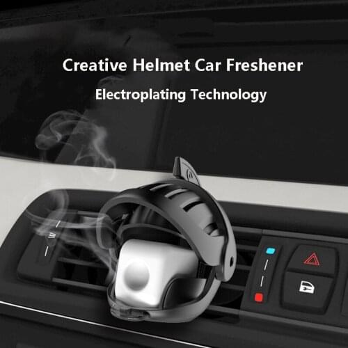 Knight Helmet Car Fragrance Car Air Freshener Auto Car Diffuser Vent Clip Car Perfume Creative Car Interior Decoration