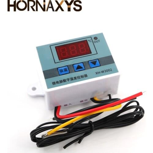 W3002 110V 220V 12V 24V Digital Temperature Controller Thermostat Aquarium Incubator Water Heater Temp Regulator XH-W3002