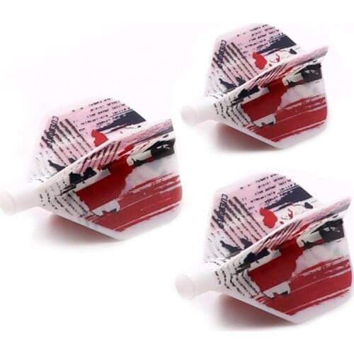 CUESOUL TERO AK4 Dart Flights Standard Shape Union Jack Design,Set of 3 pcs