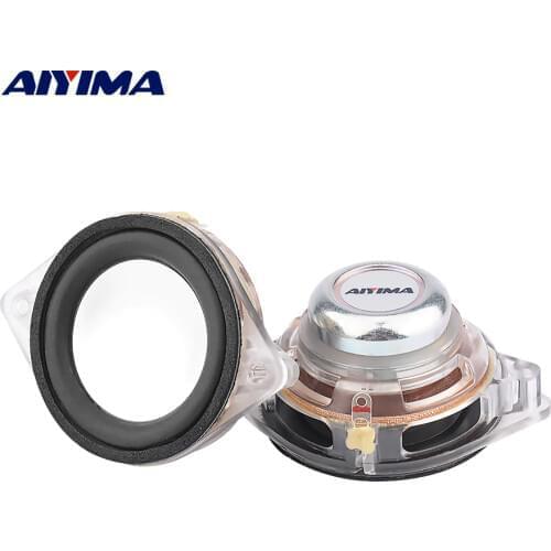 AIYIMA 2Pcs 1.75 Inch Full Range Audio Speaker 45MM 8 Ohm 5W Crystal Loudspeaker Home Theater Music Hifi Speaker Driver