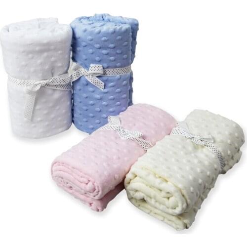 Newborn Baby Blanket Swaddling Baby Bedding Set Swaddle Soft Fleece Toddler Crib Bed Stroller Blanket