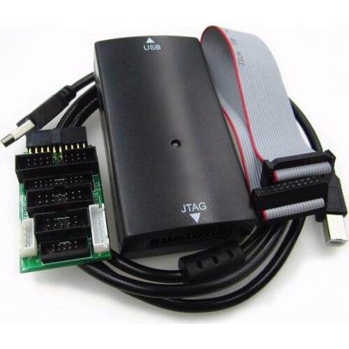 LINK V9 Emulator Kit Simulator with Convert Board USB Cable AMR Emulator Debugging Tools Support JTAG/Cortex/STM32 Black