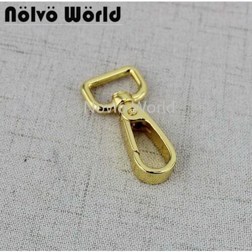 Nolvo World 5-20-100 pieces 13-16mm 4 colors Metal clasp for purse Bag snap hook Dog Hook Supplier
