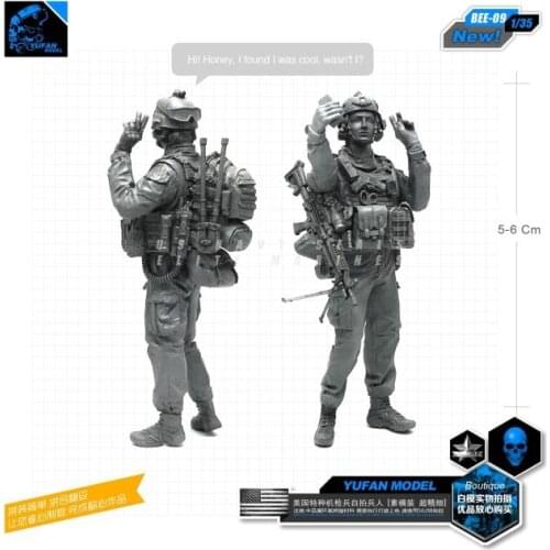 1/35 Resin model kits Figure Modern U.s. Army Resin Soldier self-assembled Bee-09