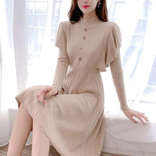 Модные трикотажные платья NUYIMEI China At AliExpress