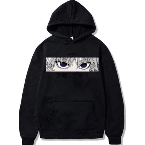 Anime Clothes Oversized Hoodie Hunter X Hunter Killua Hoodies Men Sweatshirts Tracksuit Harajuku Japanese Streetwear Pullover