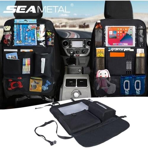 Upgraded Car Seat Back Organizer Universal Multi-Pocket Storage Bag Oxford Cloth Auto Organizers with Tablet Holder Car Products