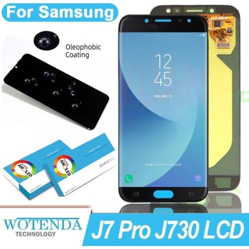 100% Original 5.5'' Super AMOLED Display for Samsung Galaxy J730 J730F J7 Pro 2017 Full LCD Touch Screen Digitizer Repair Parts