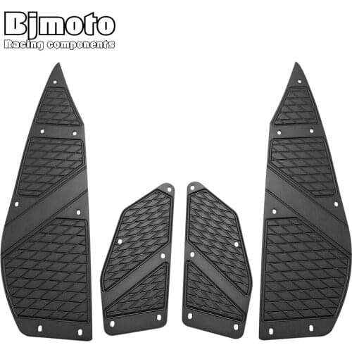 BJMOTO Motorcycle CNC Footrest Pedal Footboard Steps Foot Plate For Yamaha Xmax 300 2017-2020 X-MAX 250 all year
