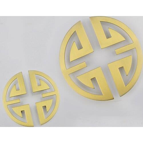 1 pc Chinese Cabinet Knobs And Handles Simple Gold Kitchen Handles Drawer Brass Pulls Meubelknoppen Handvatten