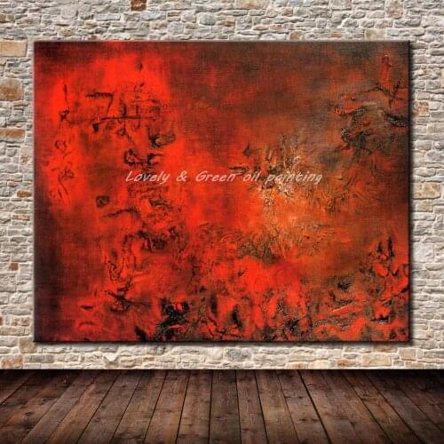 Hand-Painted Abstract Oil Painting On Canvas Wall Art Pictures For Living Room Home Decoration Modern Decor Art Large Pictures