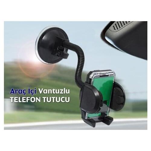 In-car Suction Phone Holder Strong Lock Suction Cups Acrobatic Body (Universal)