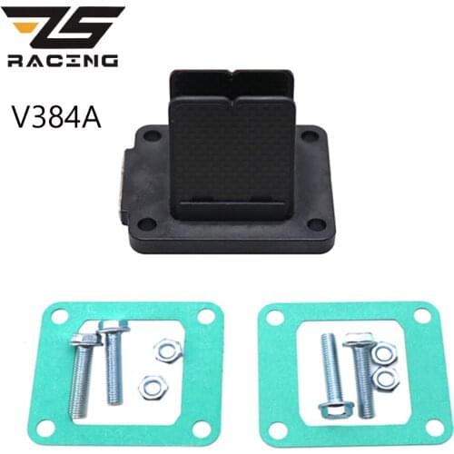 ZS Racing V384A VForce Motorcycle Carbon Fiber Reed Valve For Kawasaki KX80 KX85 KX100 Suzuki RM100 All Year Reed Valve Race