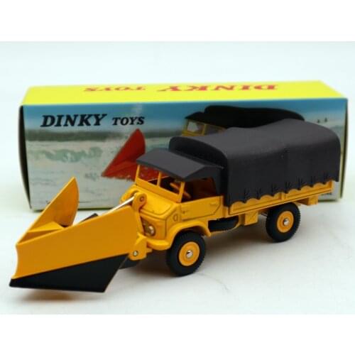 1:43 Atlas Dinky 567 For CHASSE-NEIGE Unimog Snowplough M~CEDES-B~NZ Diecast Models Auto Car Gift Collection