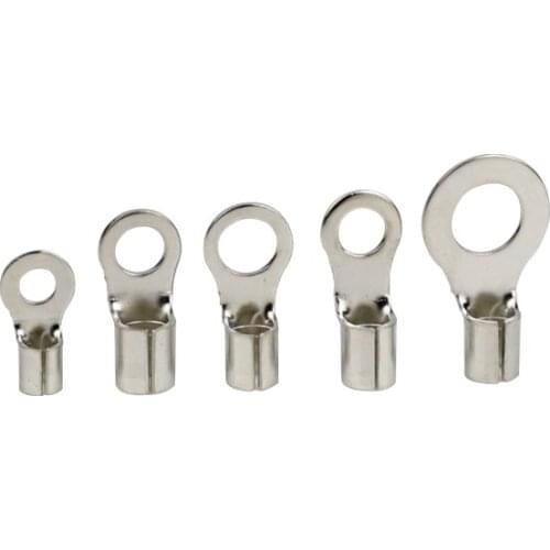 100/1000PCS RNB1.25-3 Ring Insulated Terminal Cable Wire Connector Electrical Crimp Terminal Wiring 0.5 - 1.5 Square RNB1.25-3.2