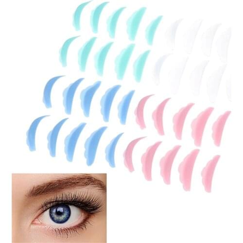 5 Pairs Eyelashes Perming Rods Soft Silicone Eyelash Extension Lifting Pad Eye Lash Lift Curlers Curl Shields Pads