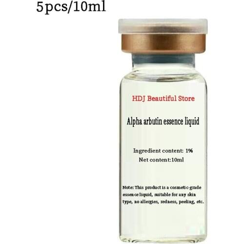 5pcs/10ml Alpha arbutin essence liquid alpha-arbutin whitening and freckle removal