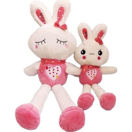60-150cm Rabbit Plush Toys Soft Stuffed Plush Animals Dolls Cute Kids Toy 100% Cotton girl Gift
