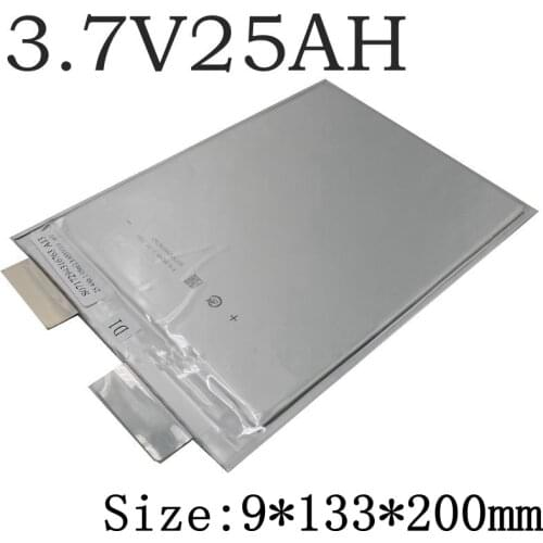 Promotion! 3.7V 25AH Lithium Polymer Battery 90133200 3C 3.7V Bateria for DIY 11.1V 12V 25AH 50AH Electric Car Bike Hernia Lamp