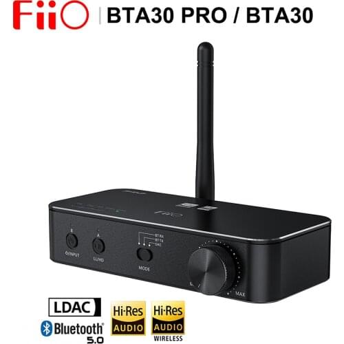 Fiio BTA30 AK4490 Bluetooth 5.0 Transceiver Desktop Decoder USB DAC AMP Two-way LDAC Transmit Receiver DSD64 APP Remote Control