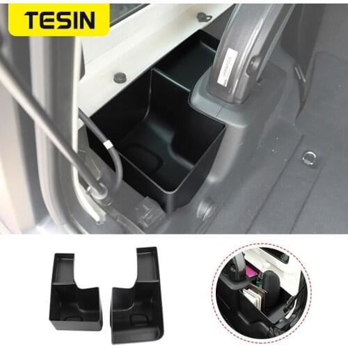 TESIN Stowing Tidying for Jeep Wrangler JL 2018+ Car Trunk Side Storage Box Organizer for Jeep Wrangler JL 2018+ Car Accessories