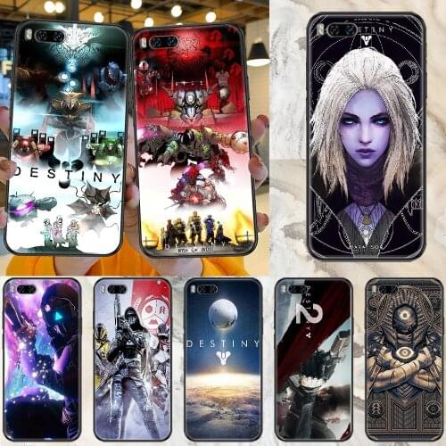 Destiny 2 game Phone case For Xiaomi Mi Max Note 3 A2 A3 8 9 9T 10 Lite Pro Ultra black 3D Etui pretty bumper trend hoesjes
