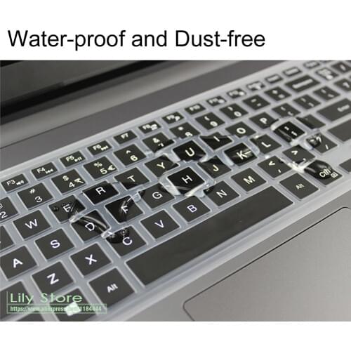For Dell Inspiron 15 17 3000/5000/7000 series I5755 5748 I5547 i3551 15.6/17.3 inch Silicone laptop keyboard cover Protector