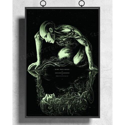 H143 Soundgarden Psychedelic Trippy Wall Sticker Silk Poster Art Home Decoration