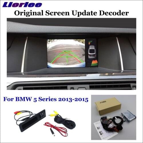 HD Reversing Parking Camera For BMW 5 F10 F11 F07 G30 G31 G38 Rear View Backup CAM Decoder Accessories Alarm